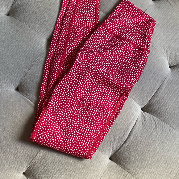 BuffBunny Legacy Leggings Red Bossy Print - Picture 5 of 5